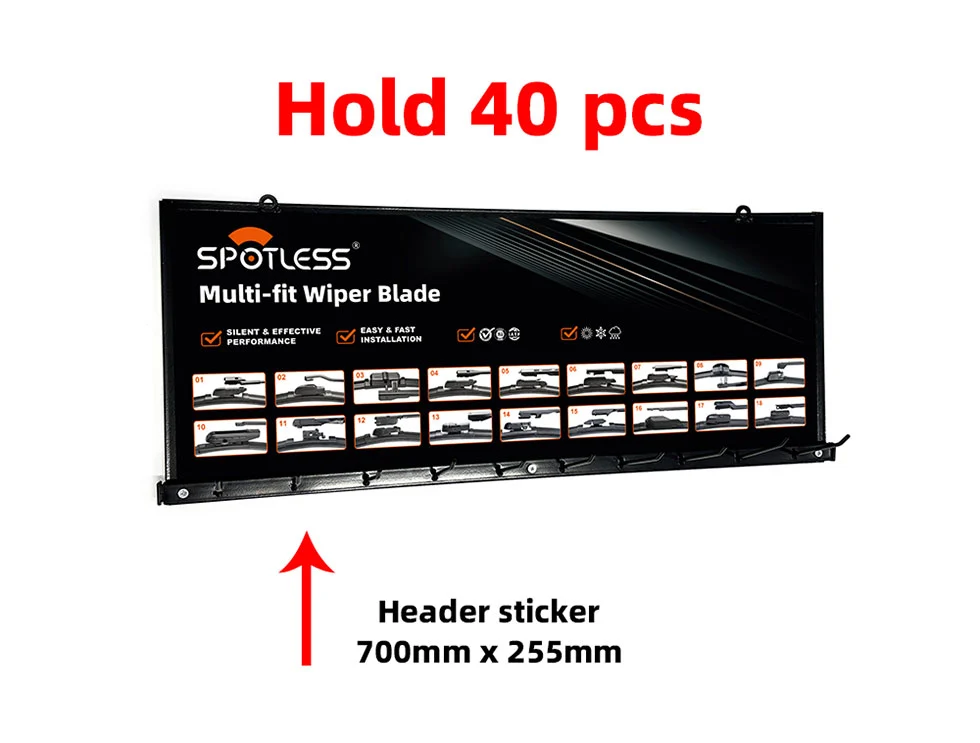 Wiper Blade Display Rack