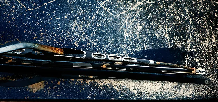 Conventional wiper blades rely on several metal frames to apply pressure, which will deform or rust over time