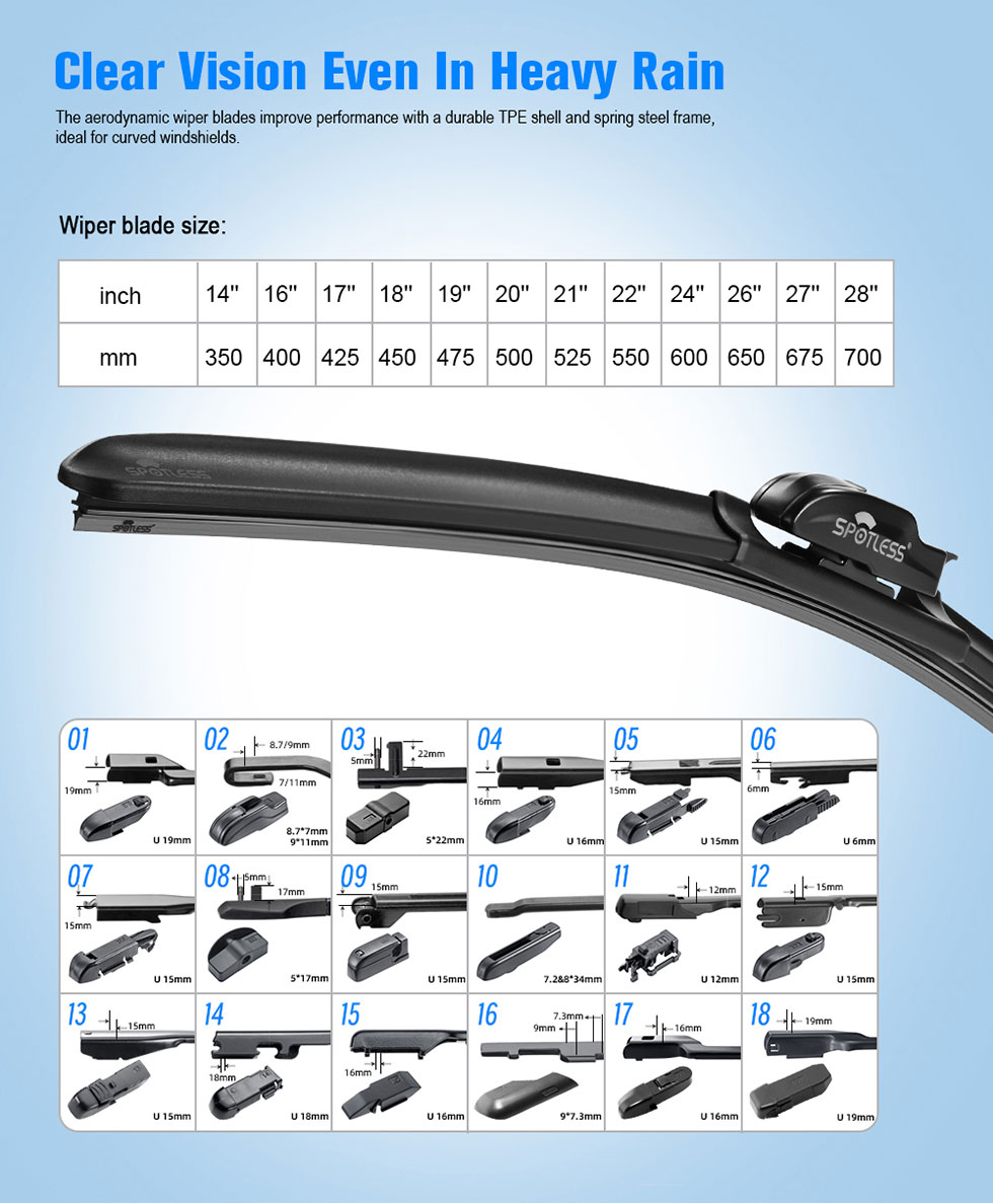 Wiper Blades for Toyota Rav4
